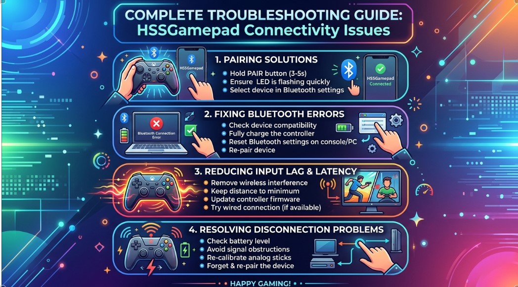 Connectivity Issues HSSGamepad: Complete Guide